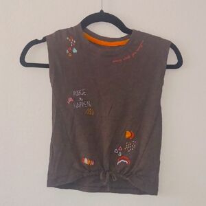 Cat & Jack Brown and Orange Short Sleeve Tees